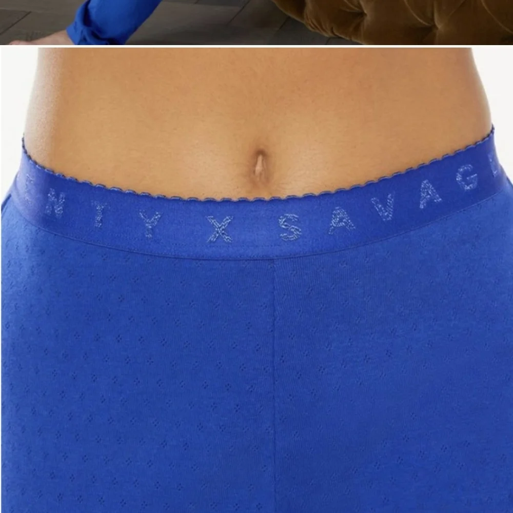 NWT Savage X Fenty jersey pajamas set, blue sz small & x-small - Picture 5 of 5